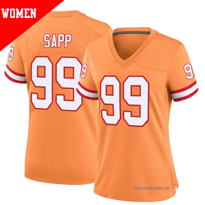 Tampa Bay Buccaneers SAPP 99 ユニフォーム Warren Sapp #99 Tampa Bay Buccaneers On Field Players Reebok